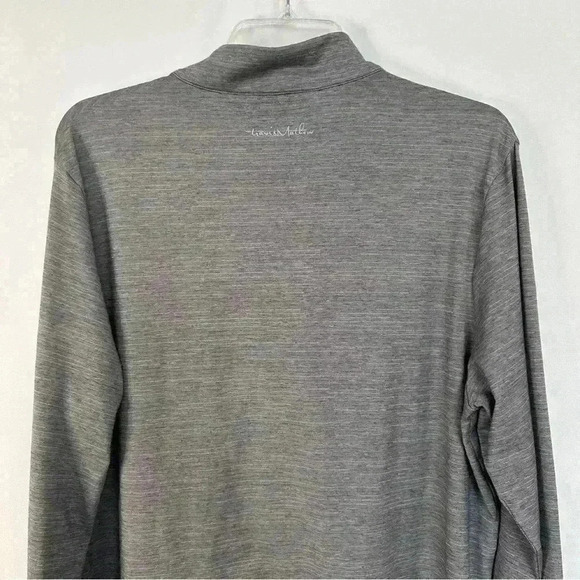 Travis Matthew Pullover Quarter 1/4 Zip Gray Golf Mens Size Medium Long Sleeve - Picture 14 of 15